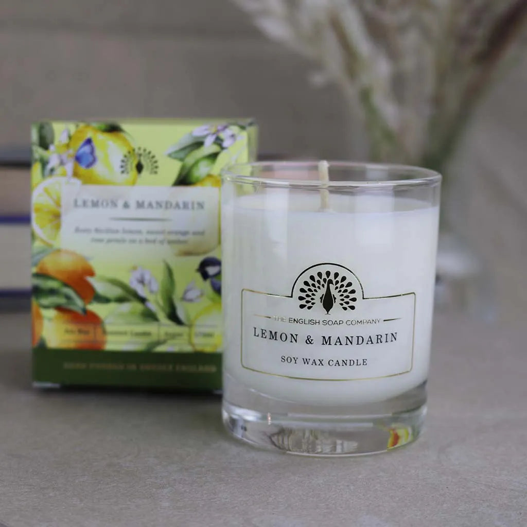 Signature Lemon and Mandarin Scented Candle