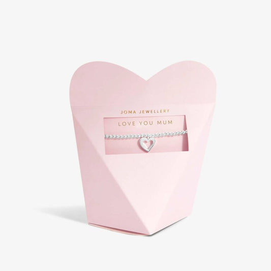 The Heart Gift Box 'Love You Mum' Bracelet