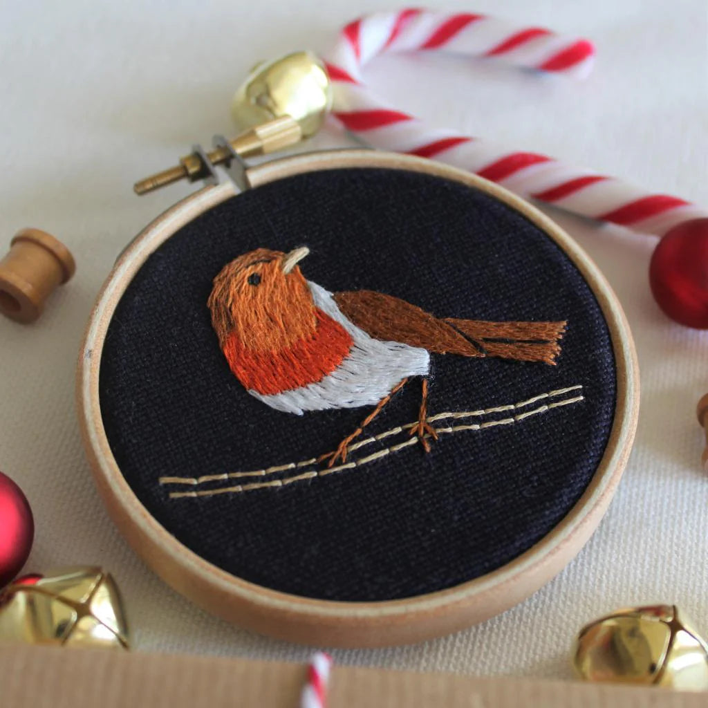 Mini Robin Embroidery Kit