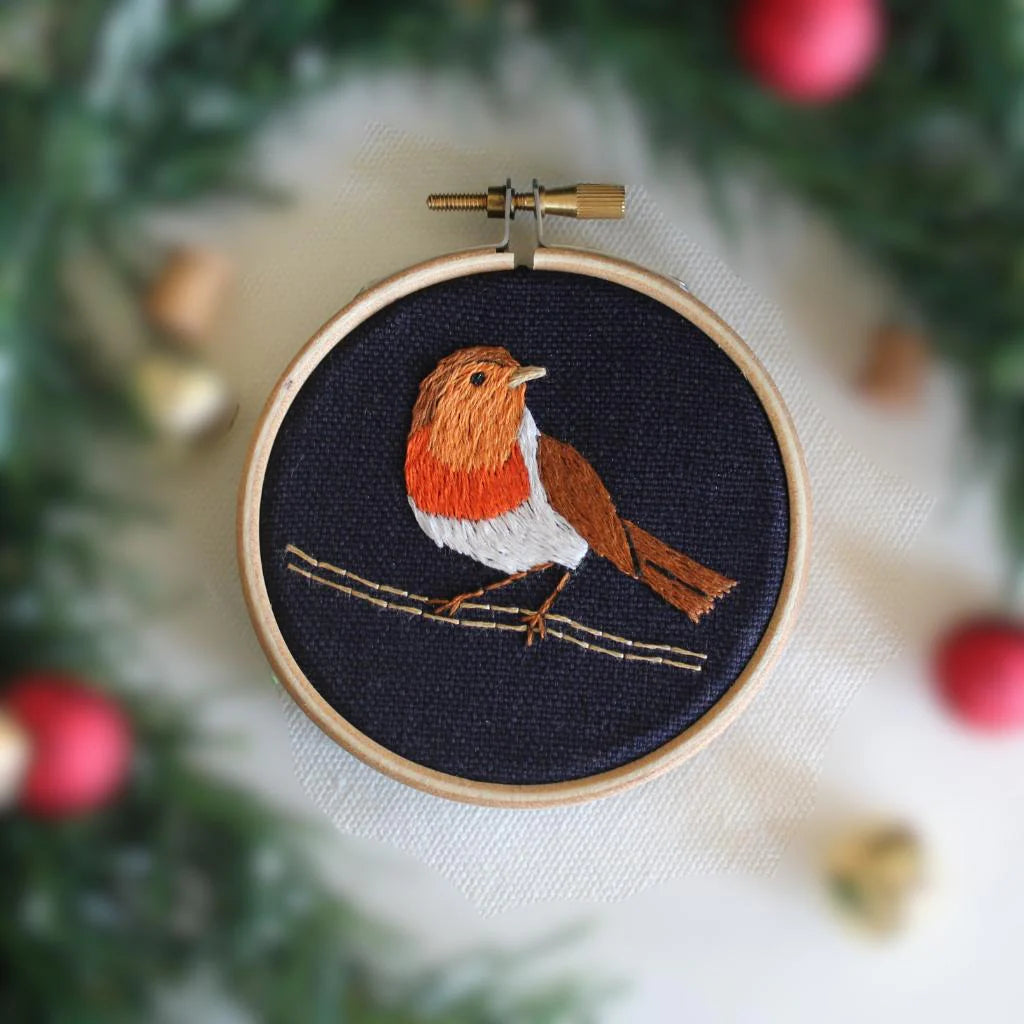 Mini Robin Embroidery Kit