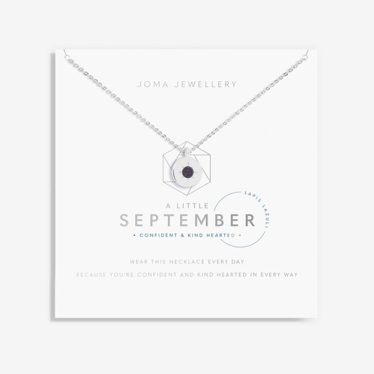 'September' A Little Birthstone Necklace