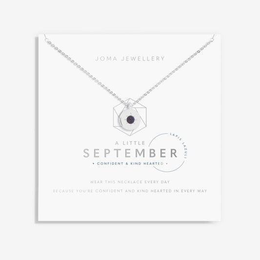 'September' A Little Birthstone Necklace