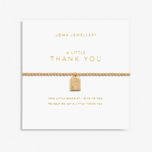 Gold A Little 'Thank You' Bracelet