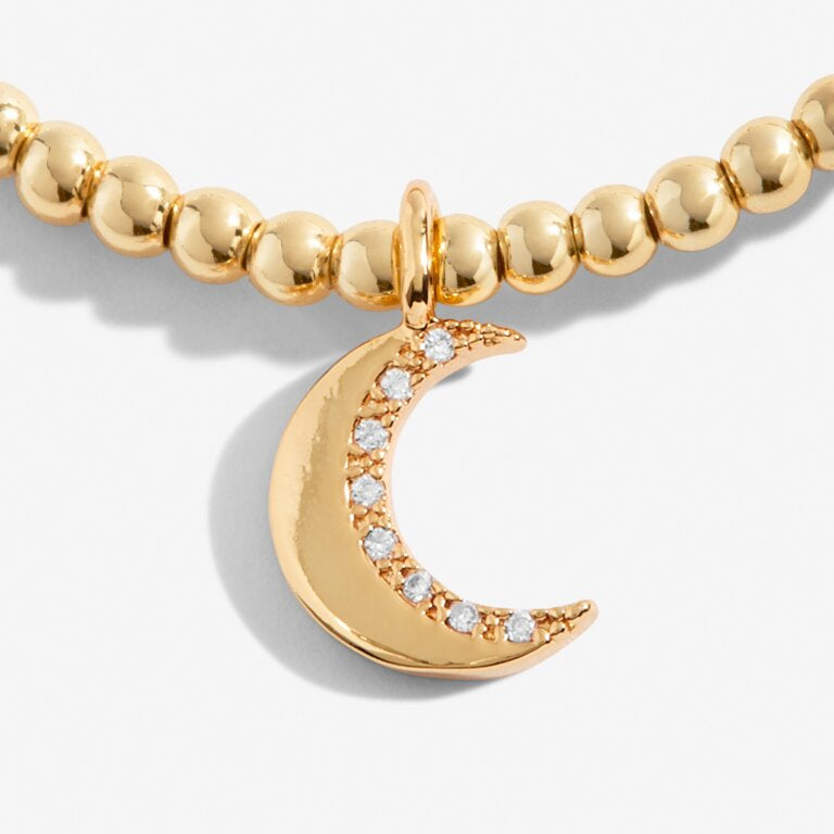 Gold A Little 'Love You To The Moon And Back' Bracelet