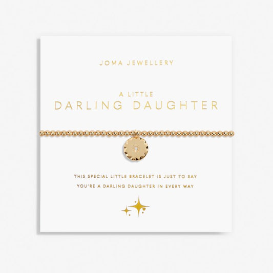 Gold A Little 'Darling Daughter' Bracelet