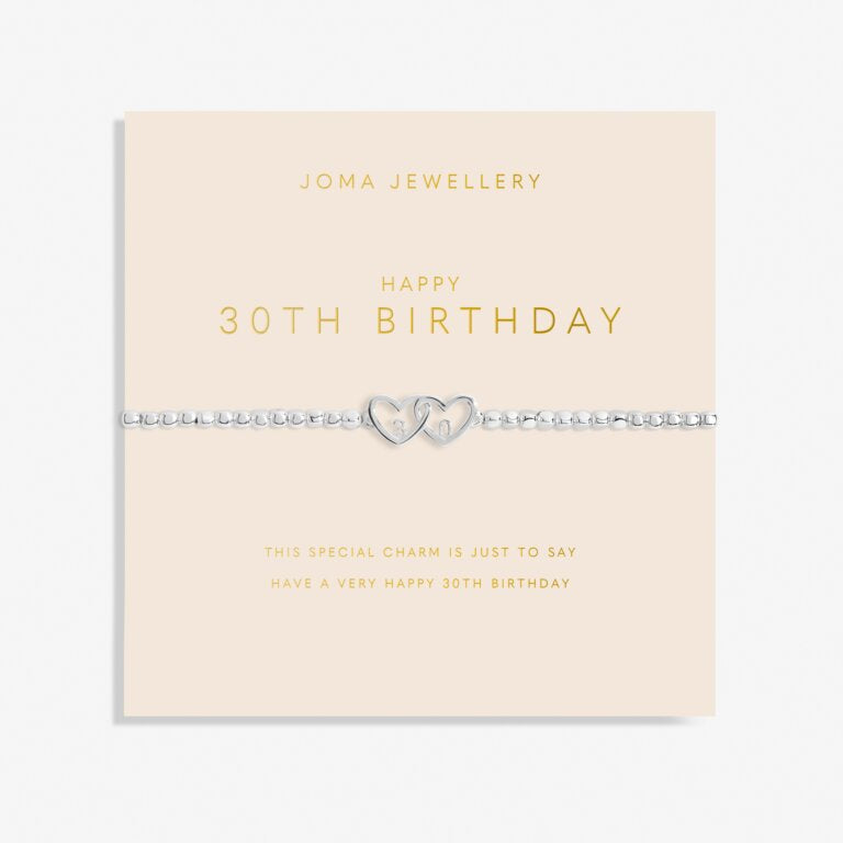 Forever Yours 'Happy 30th Birthday' Bracelet