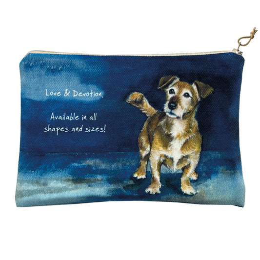 Rescue Terrier Zip Purse l Little Dog Laughed