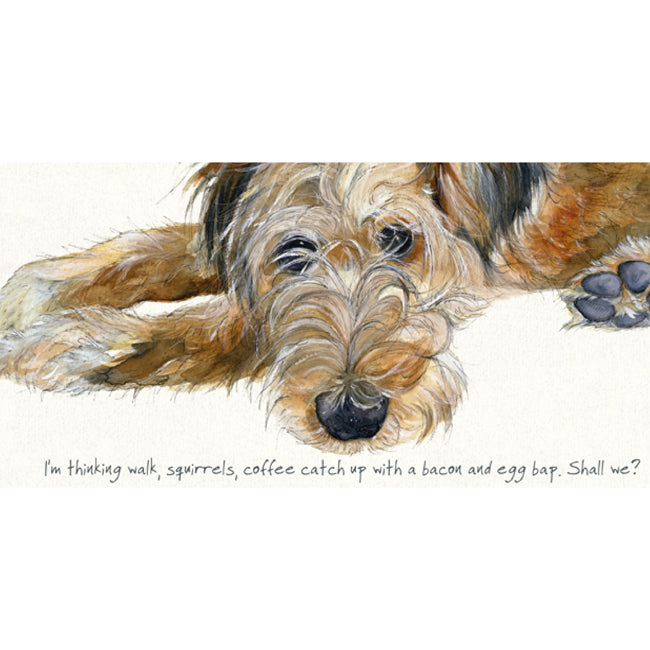 Irish Terrier Greeting Card | The Little Dog Laughed