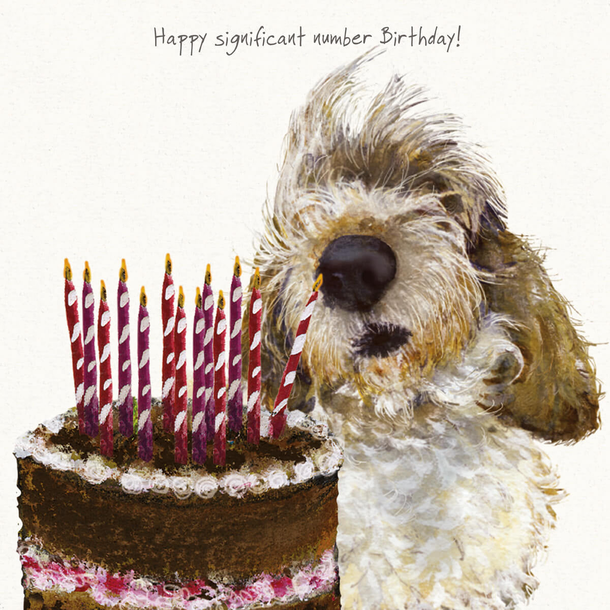 GBGV Dog Birthday Card | Little Dog Laughed