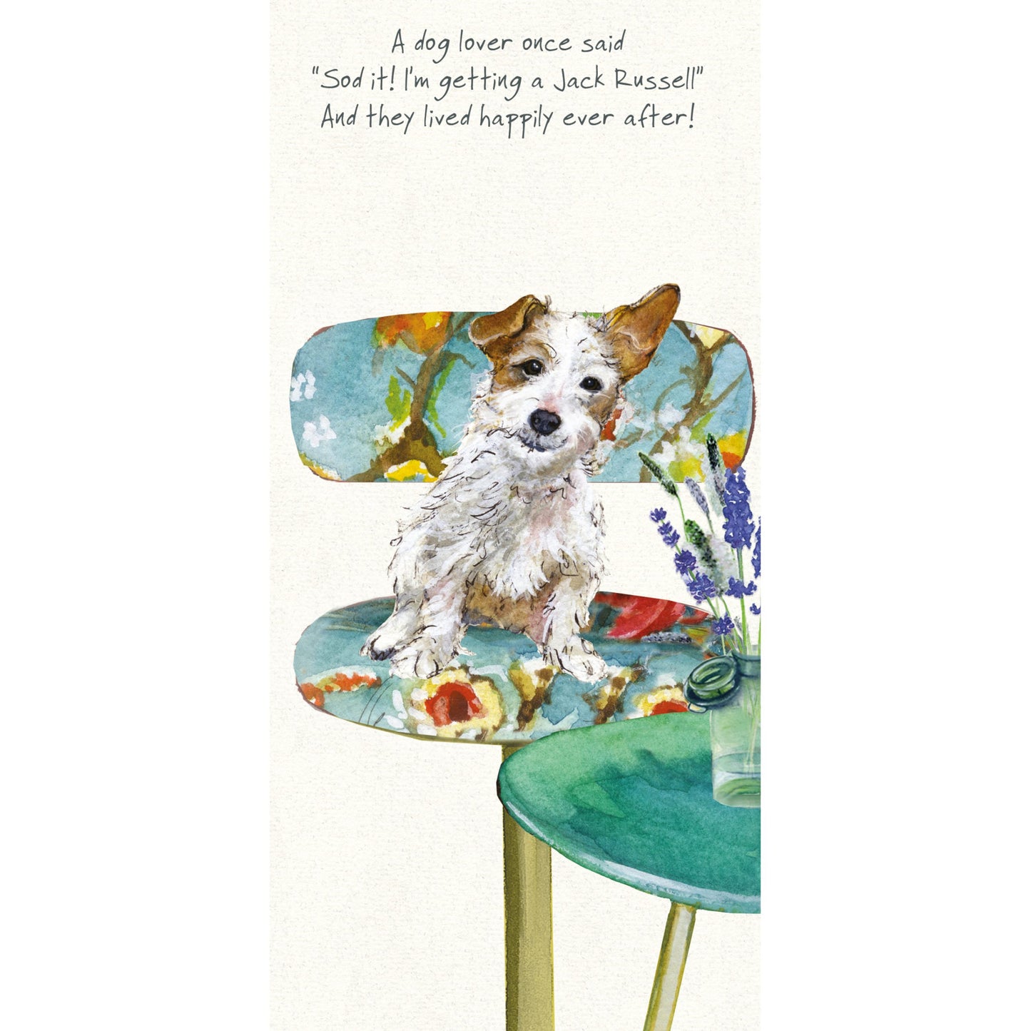 Jack Russell Greeting Card | The Little Dog Laughed