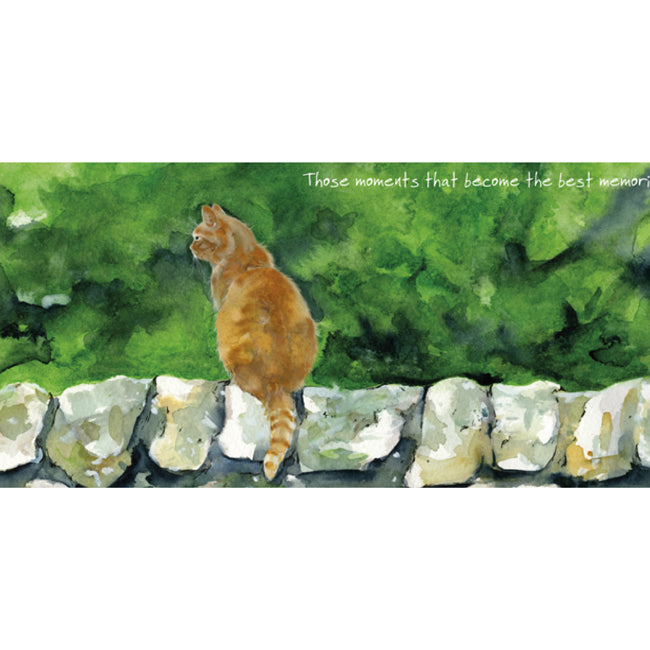 Ginger Cat Greeting Card | Litlle Dog Laughed