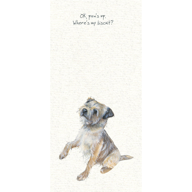 Border Terrier Greeting Card | Little Dog Laughed