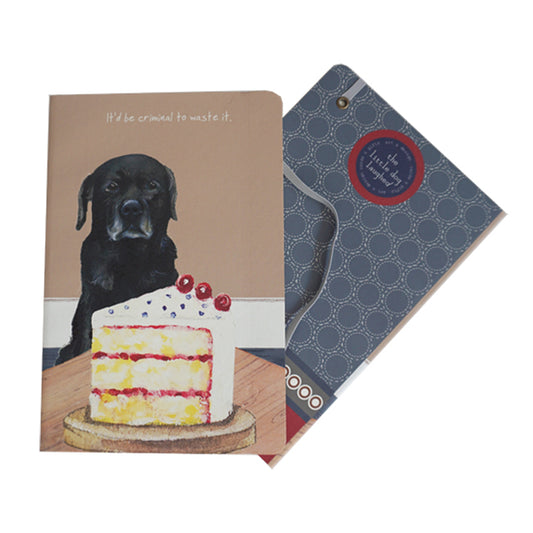 Black Labrador Notebook | A5 Lined