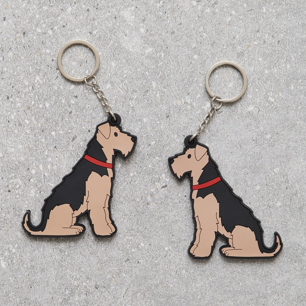 Airedale/Welsh Terrier Keyring