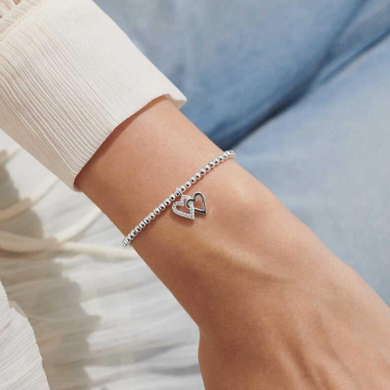 A Little 'Happy Birthday Friend' Bracelet In Silver Plating