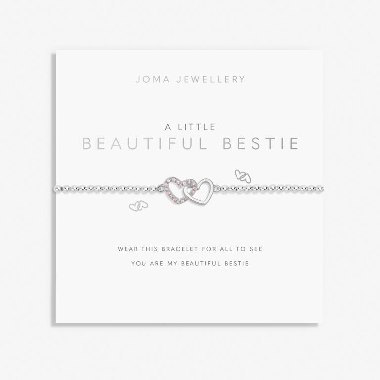 A Little 'Beautiful Bestie' Bracelet In Silver Plating