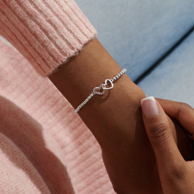 A Little 'Beautiful Bestie' Bracelet In Silver Plating