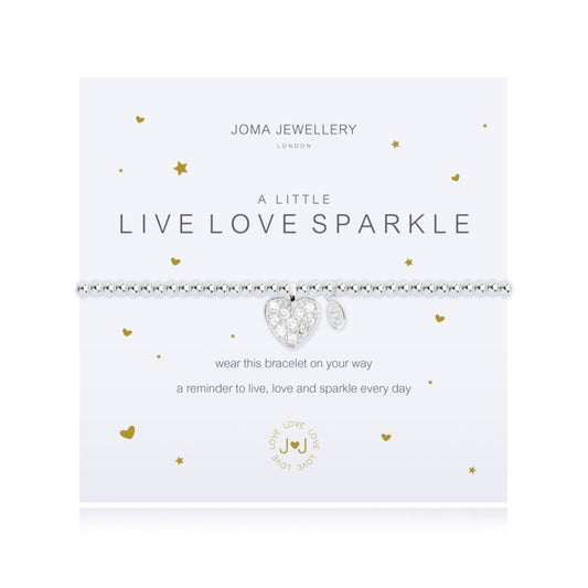 A Little 'Live, Love, Sparkle' Bracelet