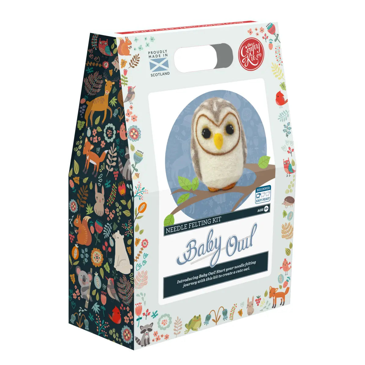 Baby Owl Needle Felting Craft Kit