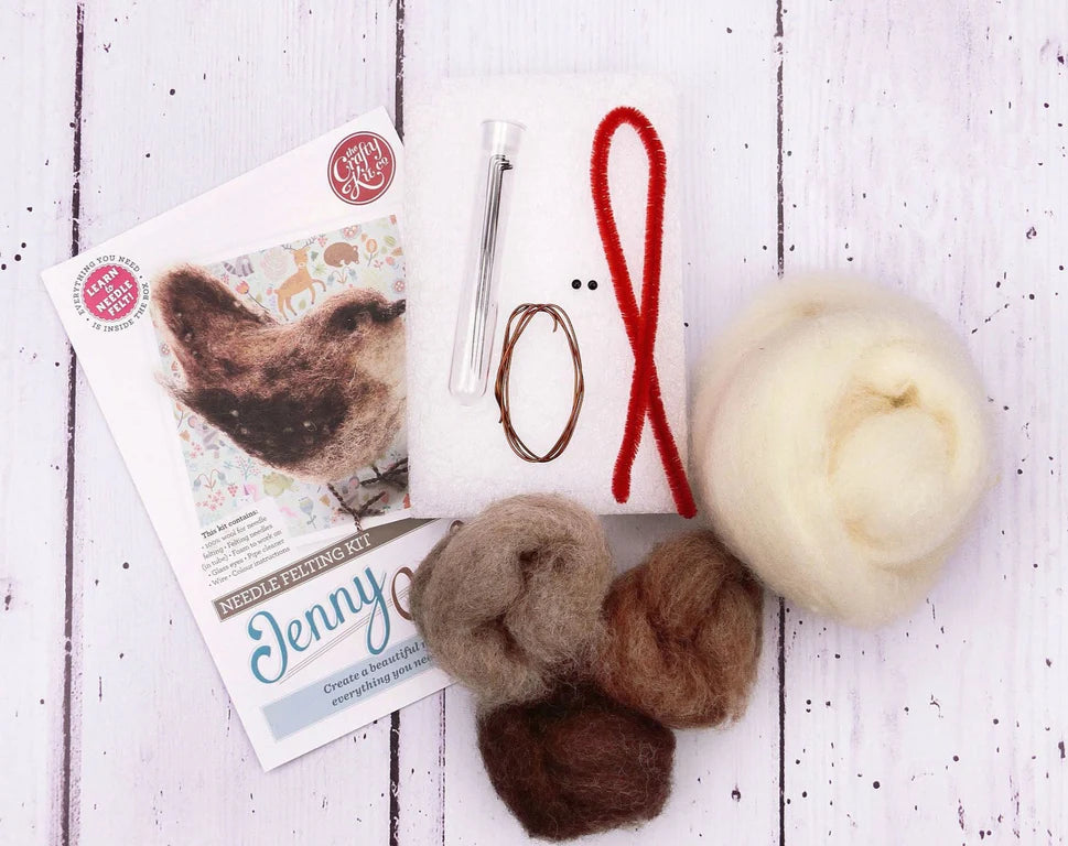 Jenny Wren Needle Felting Craft Kit