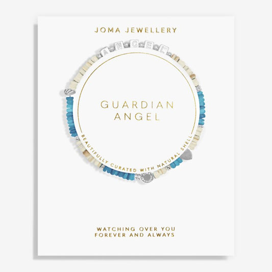 Happy Little Moments 'Guardian Angel' Bracelet In Silver Plating