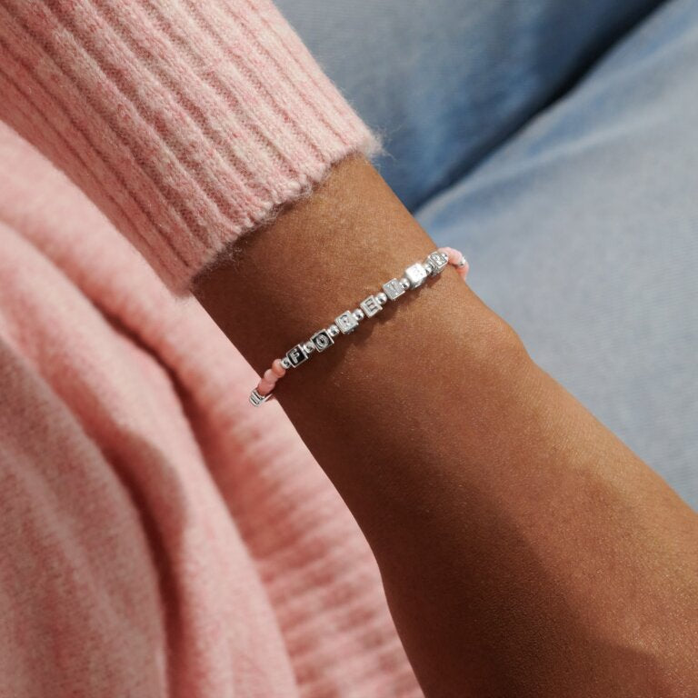 Happy Little Moments 'Friendship Forever' Bracelet In Silver Plating