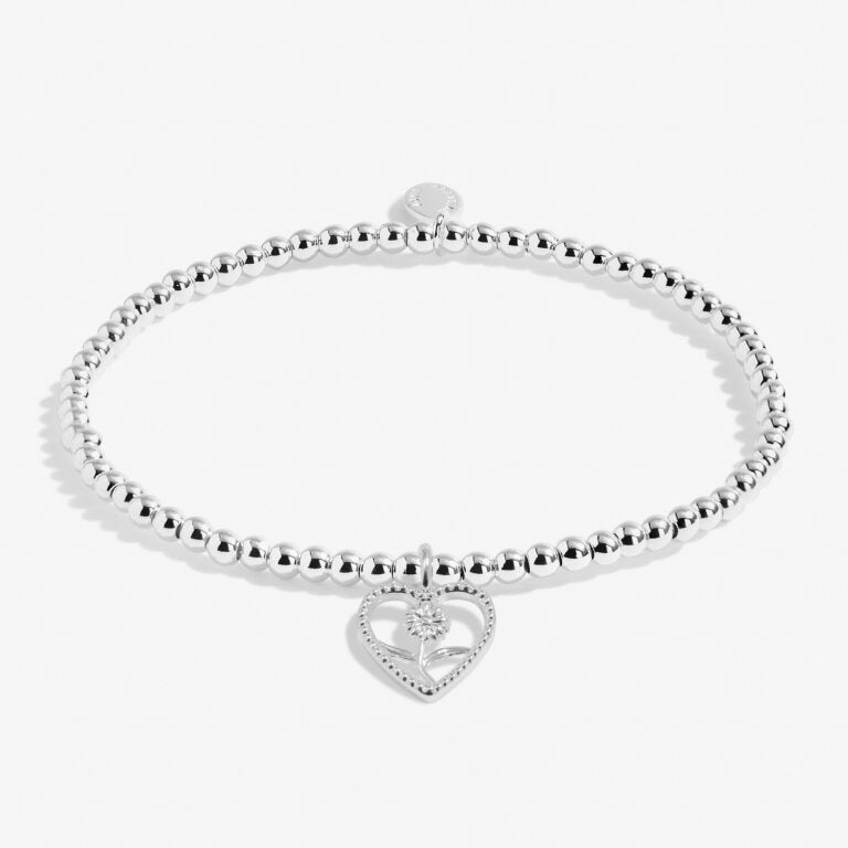 Kids' A Little 'If Friends Were Flowers I'd Pick You' Bracelet In Silver Plating