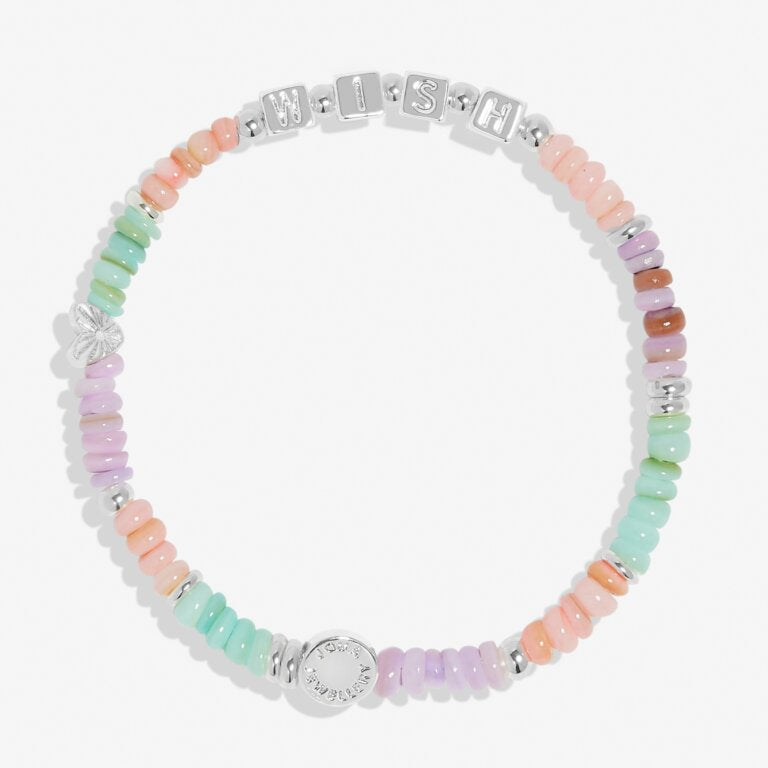 Kids' Happy Little Moments 'Birthday Wish' Bracelet In Silver Plating