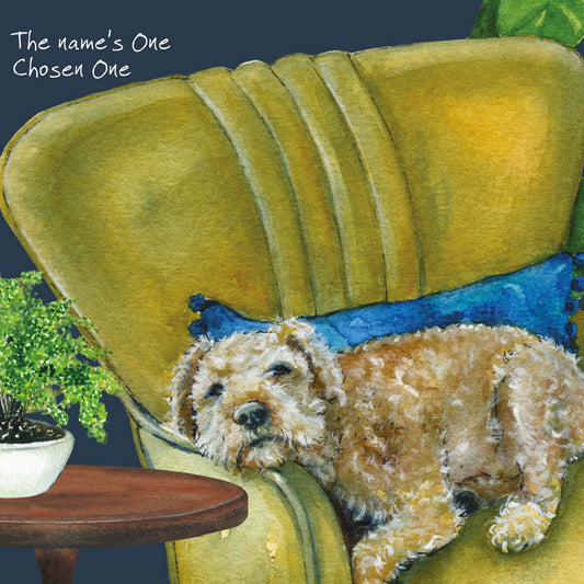 Lakeland Terrier Greeting Card | The Little Dog Laughed