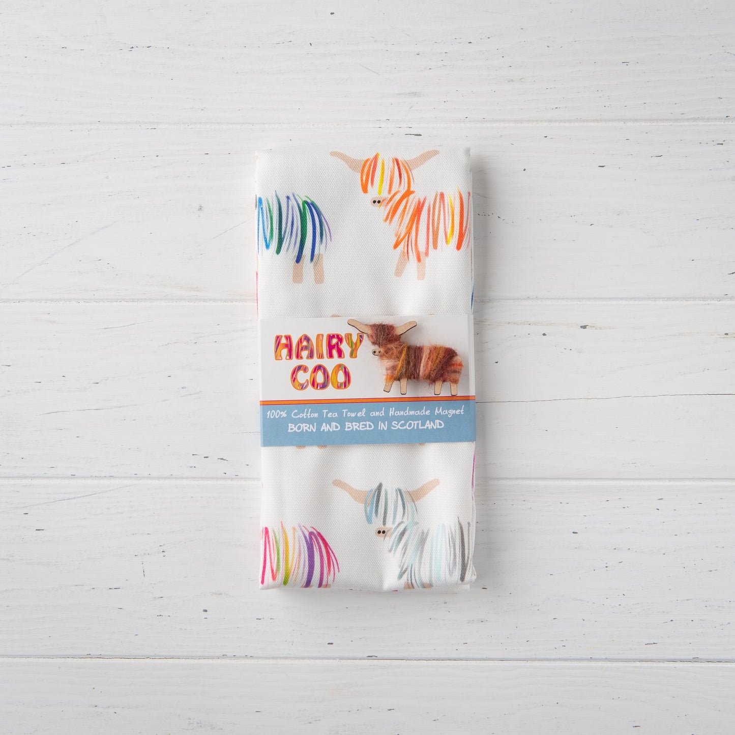 Hairy Coo Cotton Tea Towel