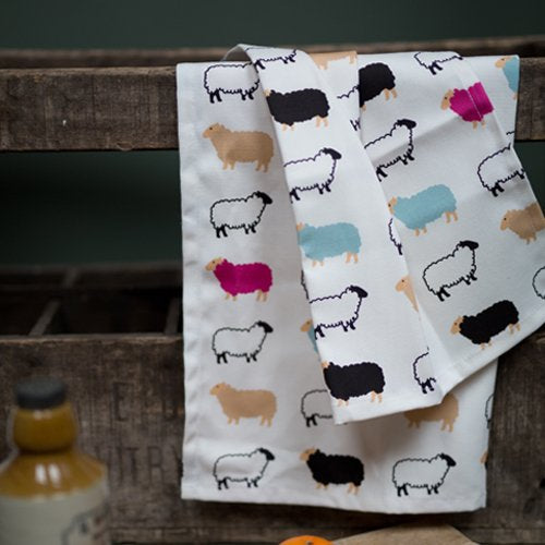 Woolly Ewe Cotton Tea Towel