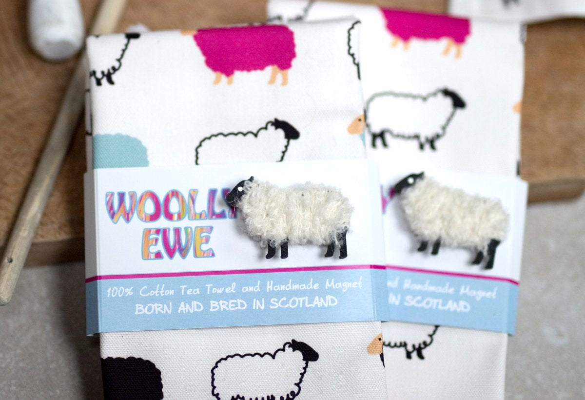 Woolly Ewe Cotton Tea Towel