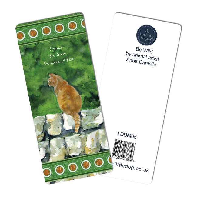 Ginger Cat Bookmark | The Little Dog Laughed