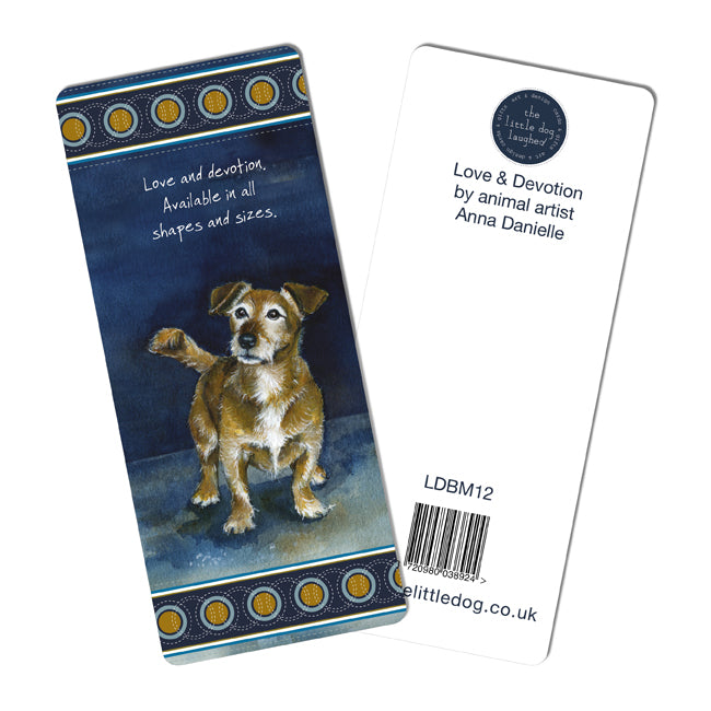 Terrier Bookmark | The Little Dog Laughed