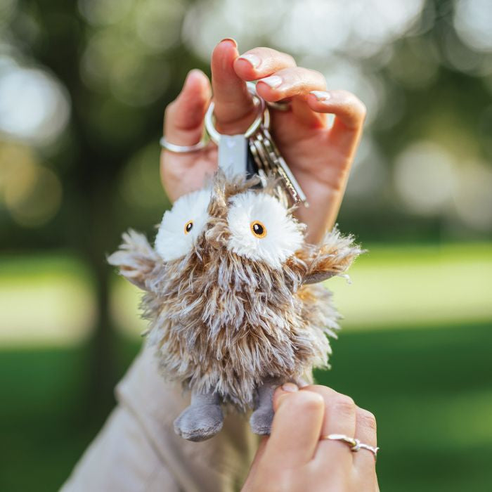 Ellis Owl Plush Character Plush Keyring