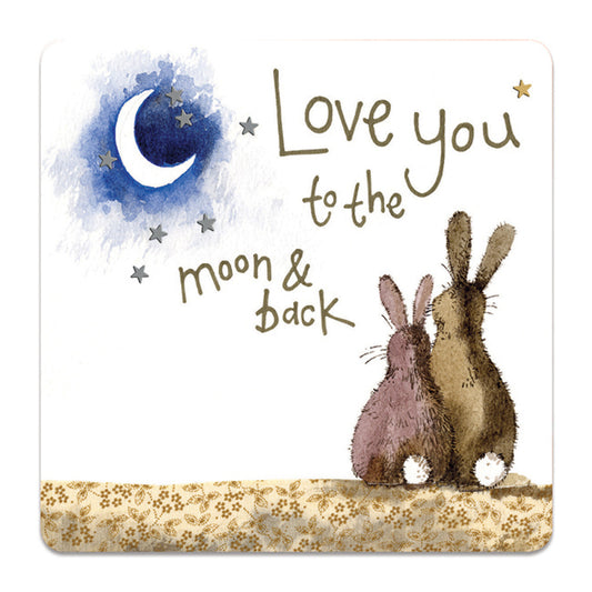 Moon and Back Rabbit Coaster