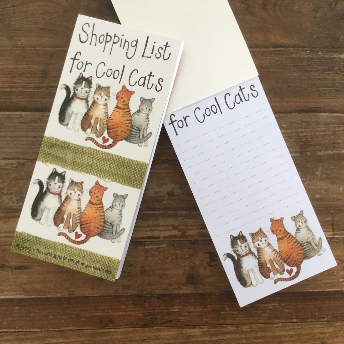 Cool Cats Magnetic To Do Lists