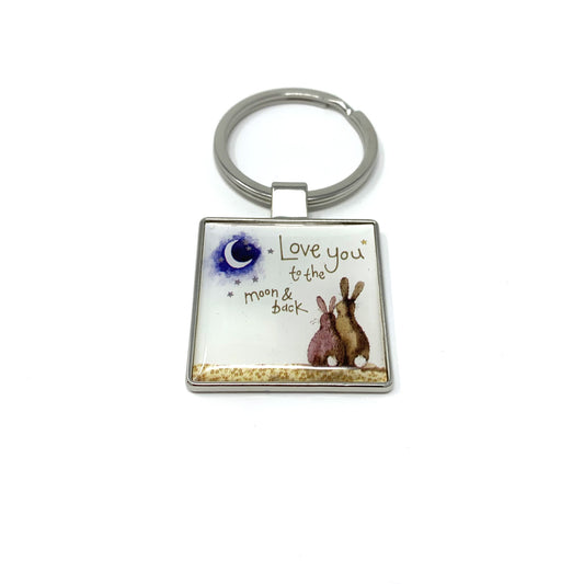 Moon keyring