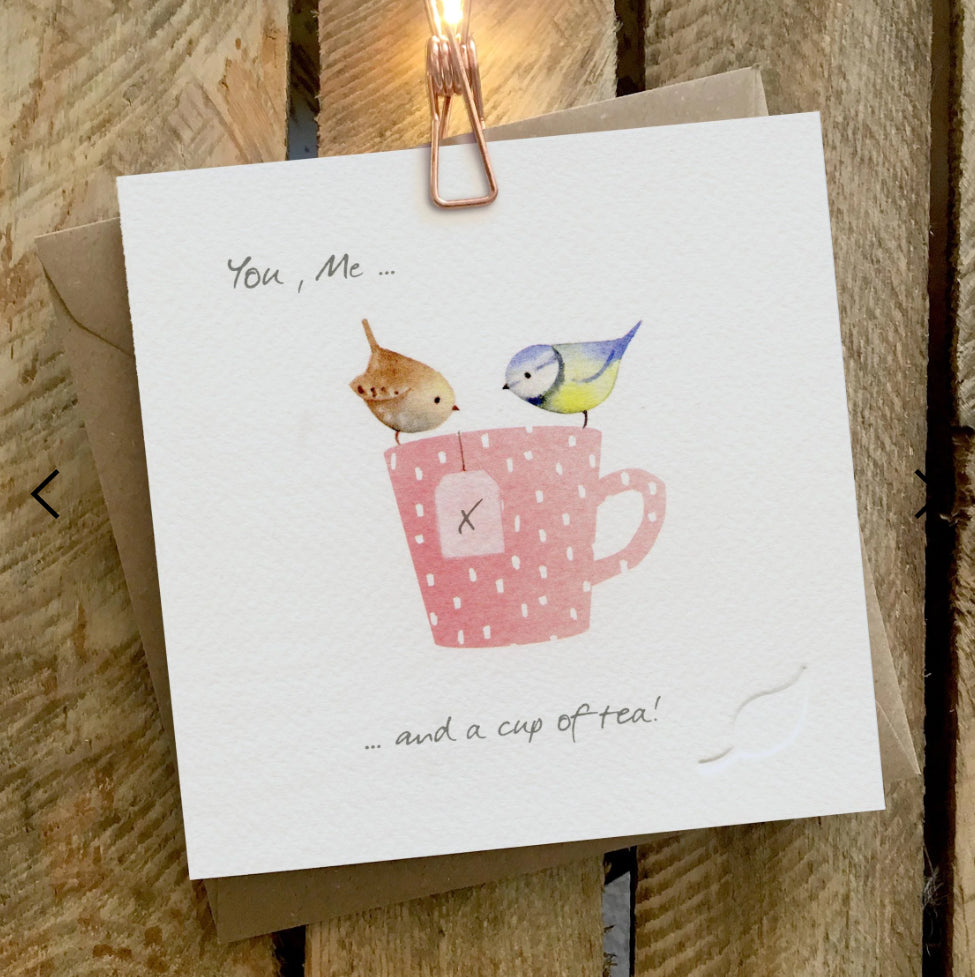 You, me and a Cup of Tea Card - Ginger Betty