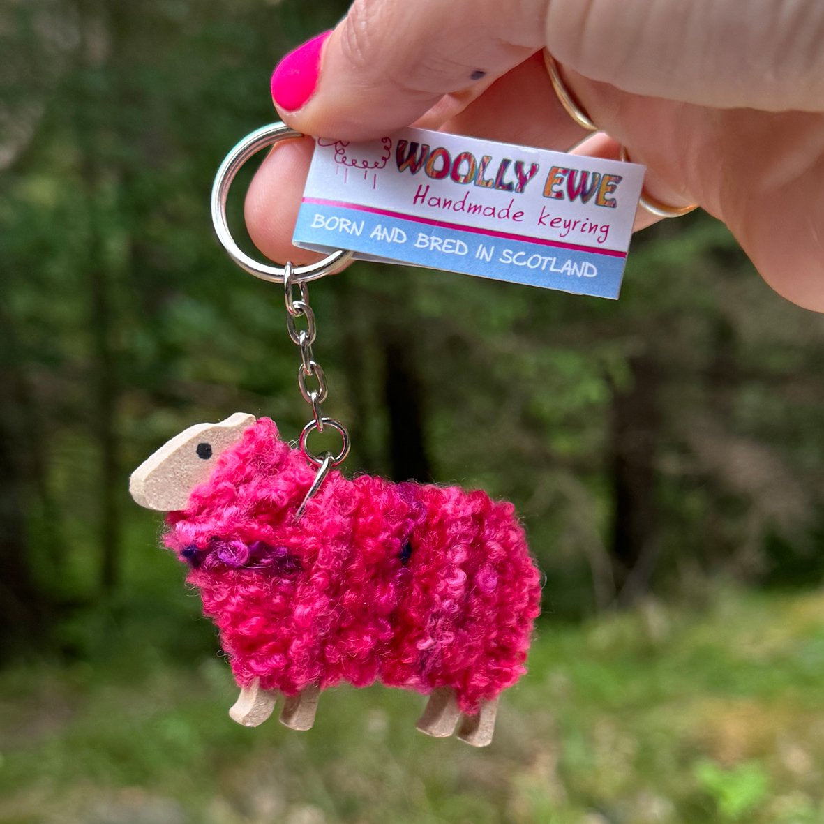 Woolly Ewe - Sheep Keyrings