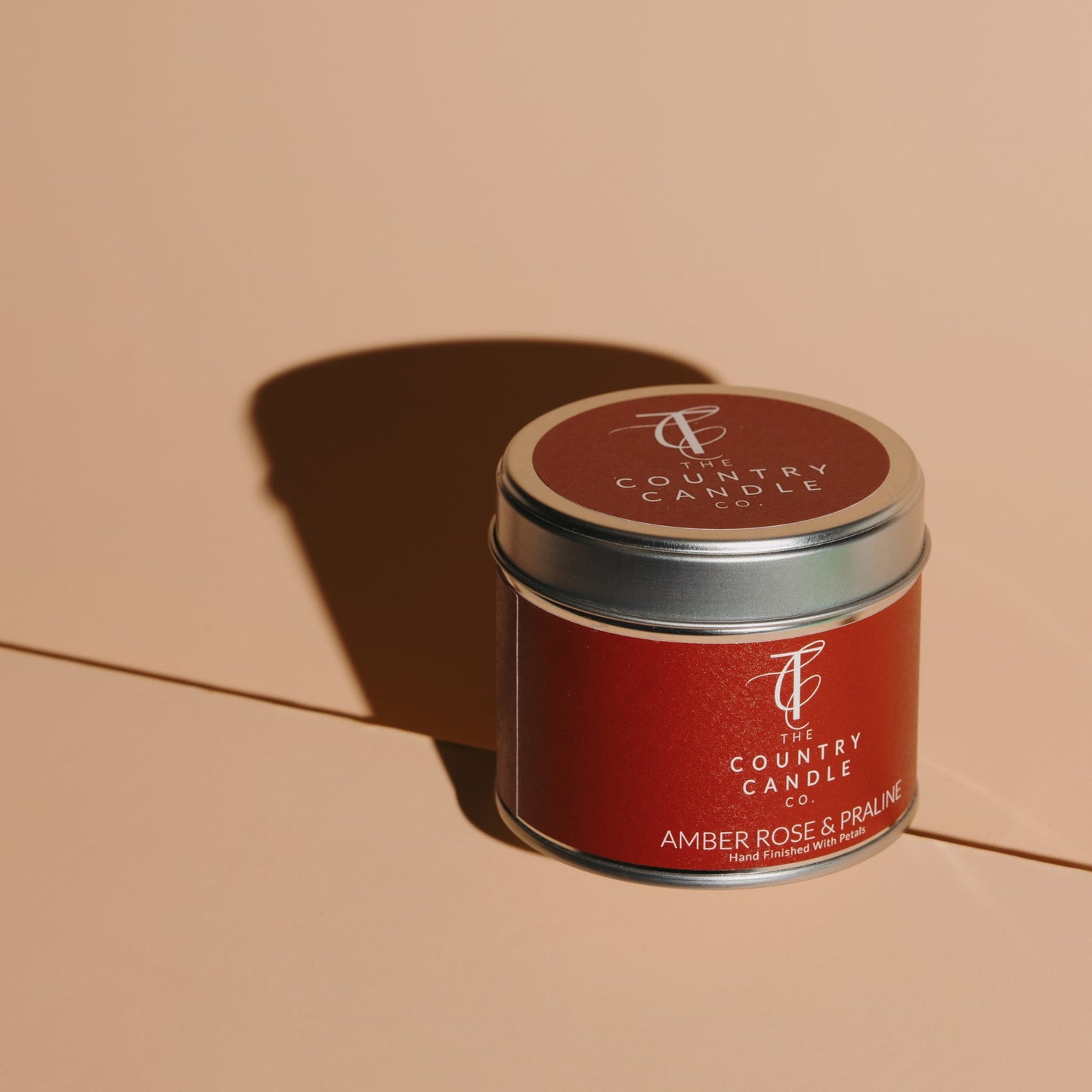 Amber Rose & Praline Tin Candle