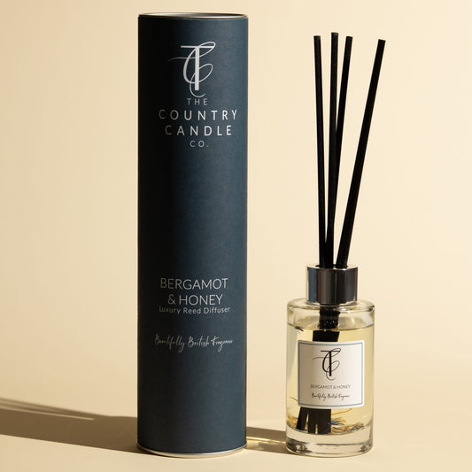 Bergamot & Honey Luxury Reed Diffuser