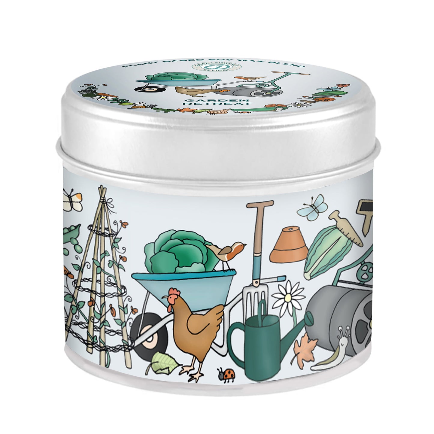 Garden Retreat Tin Candle - Emma Lawrence