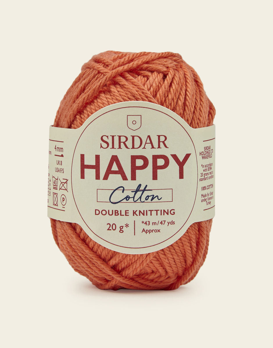 SIRDAR Happy Cotton Yarn - 20g