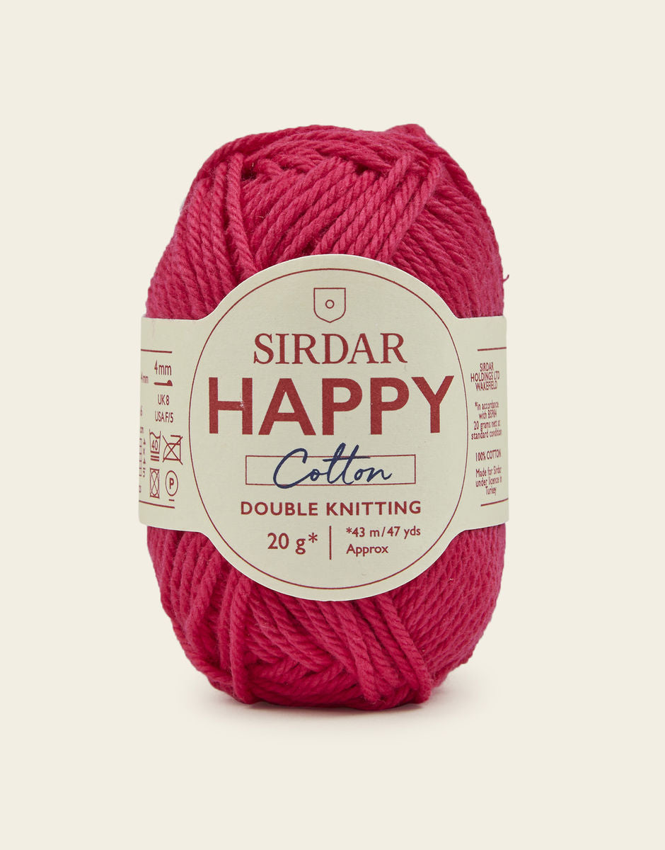 SIRDAR Happy Cotton Yarn - 20g