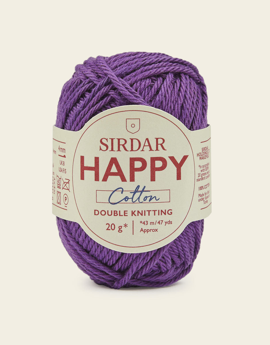 SIRDAR Happy Cotton Yarn - 20g