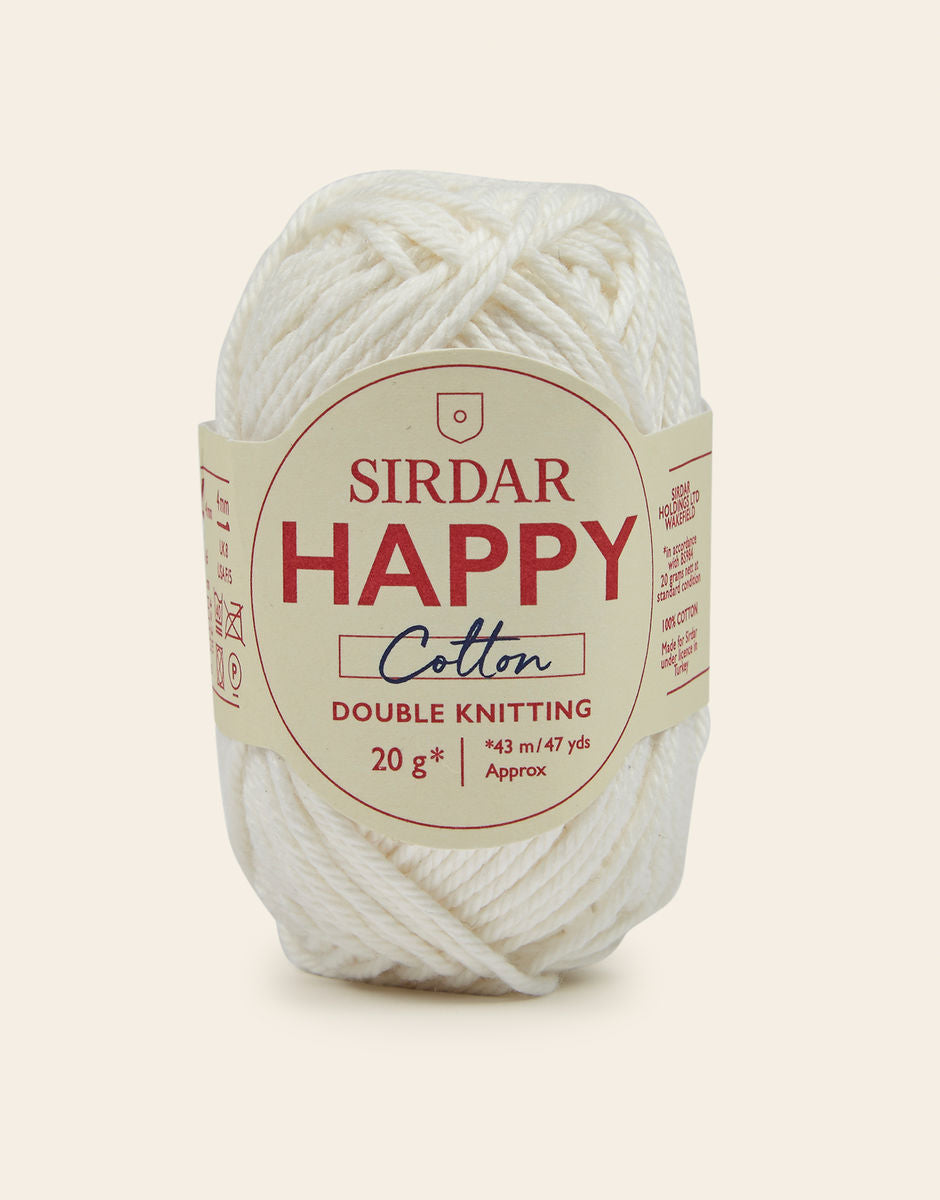 SIRDAR Happy Cotton Yarn - 20g