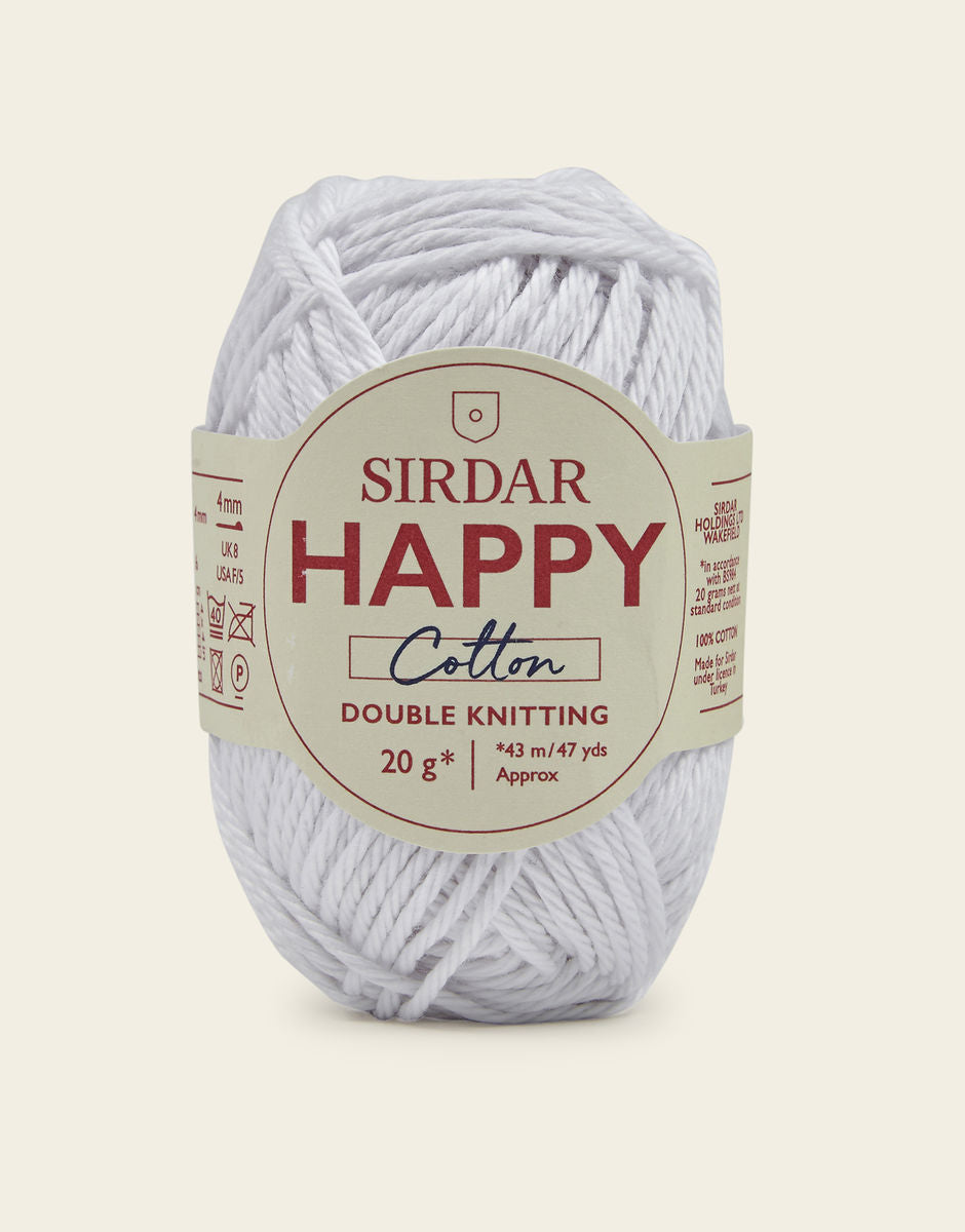 SIRDAR Happy Cotton Yarn - 20g