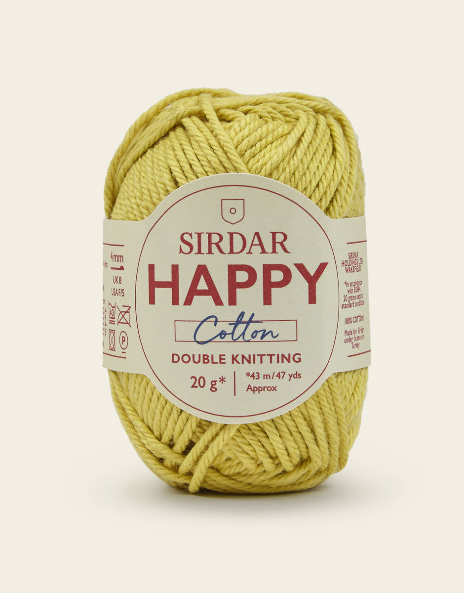 SIRDAR Happy Cotton Yarn - 20g