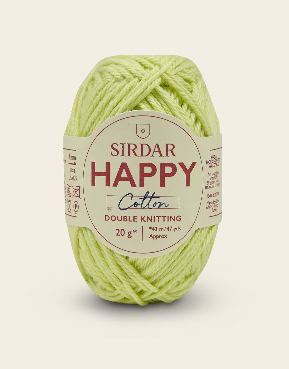 SIRDAR Happy Cotton Yarn - 20g